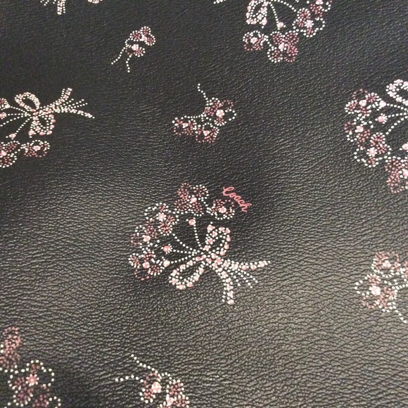 New COACH Reversible Tote BAG Floral Mahogany - Picture 9 of 11